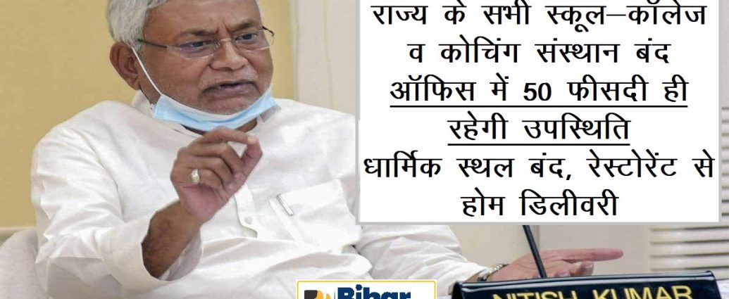 Lockdown in Bihar-CM Nitish Kumar-Bihar Aaptak